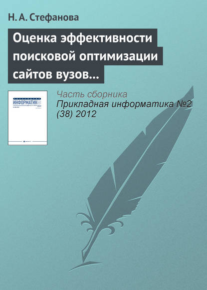 Оценка эффективности поисковой оптимизации сайтов вузов с использованием поисковых запросов