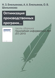 Оптимизация производственных программ на основе результатов имитационного моделирования