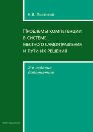 Проблемы компетенции в системе местного самоуправления и пути их решения