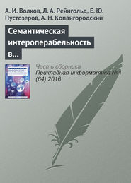 Семантическая интероперабельность в решении финансовых задач и способы ее измерения