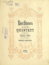 Quintett fur Pianoforte zu 4 Handen