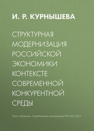 Структурная модернизация российской экономики в контексте современной конкурентной среды