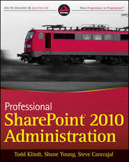 Professional SharePoint 2010 Administration