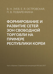 Формирование и развитие сетей зон свободной торговли на примере Республики Кореи