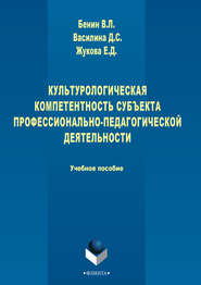 Культурологическая компетентность субъекта профессионально-педагогической деятельности