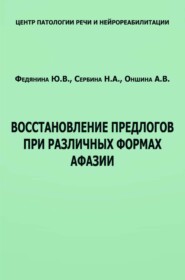 Восстановление предлогов при различных формах афазии