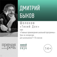 Лекция «Шолохов „Тихий дон“»