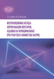 Интерполяционные методы аппроксимации операторов, заданных на функциональных пространствах и множествах матриц