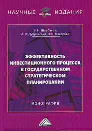 Эффективность инвестиционного процесса в государственном стратегическом планировании