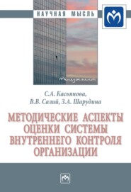 Методические аспекты оценки системы внутреннего контроля организации