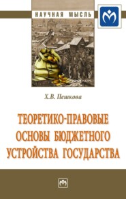 Теоретико-правовые основы бюджетного устройства государства