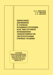 Цифровые двойники в горном машиностроении, как инструмент повышения эффективности эксплуатации горных машин