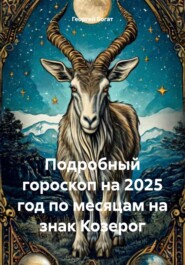 Подробный гороскоп на 2025 год по месяцам на знак Козерог