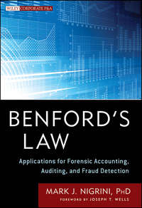 Benford's Law. Applications for Forensic Accounting, Auditing, and Fraud Detection